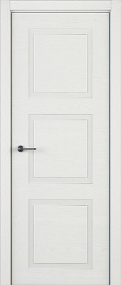 Межкомнатная дверь Комфорт ЛШ74 Шпон+эмаль (закрытая пора), Белый, 600/700/800/900*2000 мм.